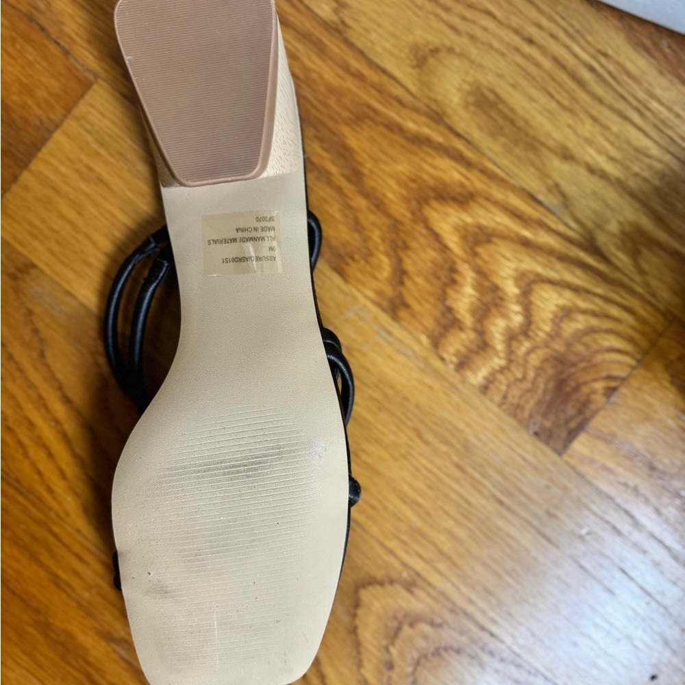 Steve Madden Black Assured Women's Sandals - Picture 7 of 13